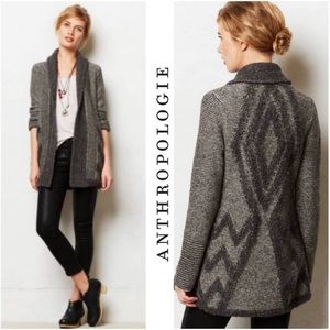 Anthropologie Angel of the North Gray Cardigan
